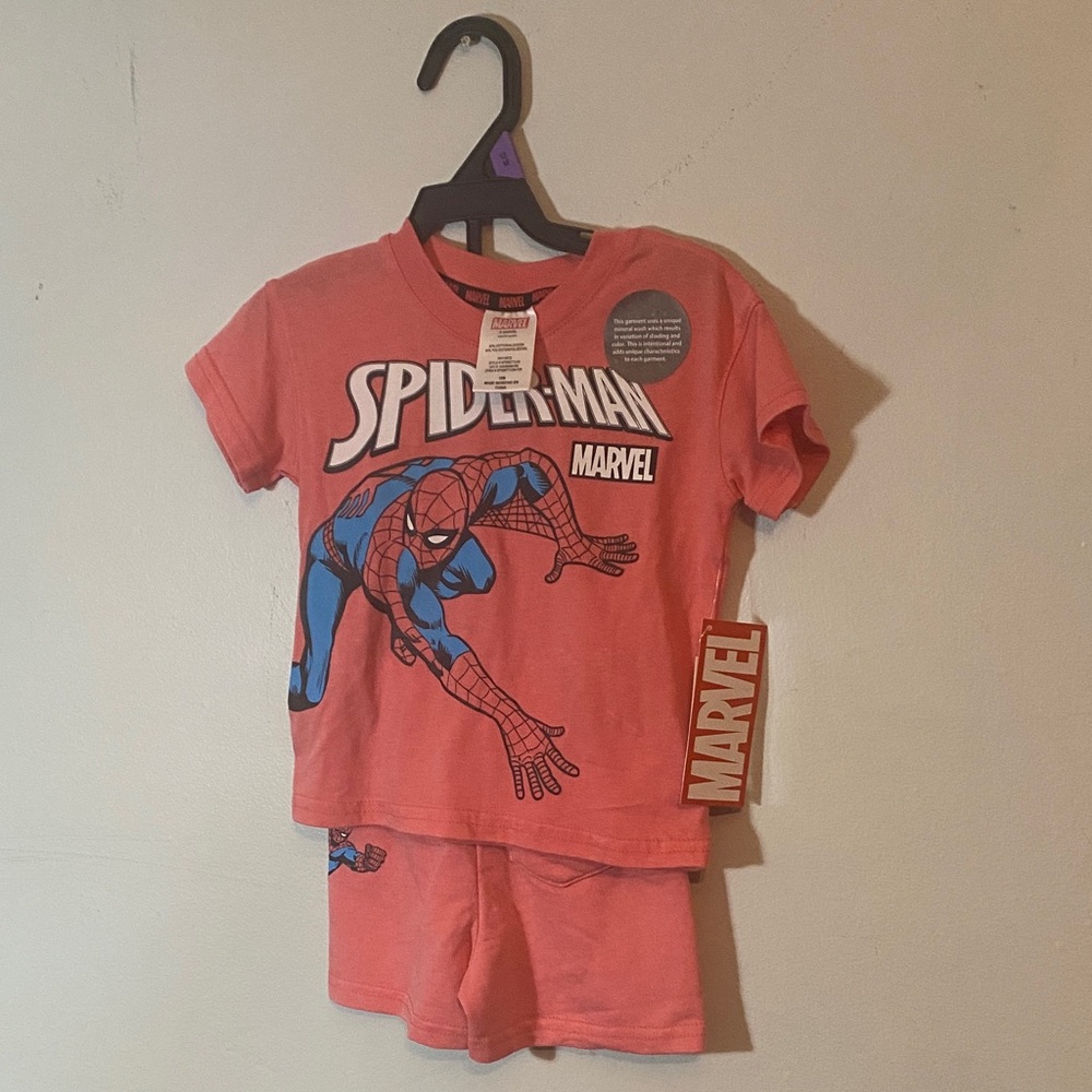 Marvel Spider-Man Red Kids' Sleepwear Set